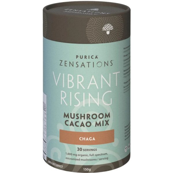 Purica Zensations Vibrant Rising Mushroom Cacao Mix 150g For Discount