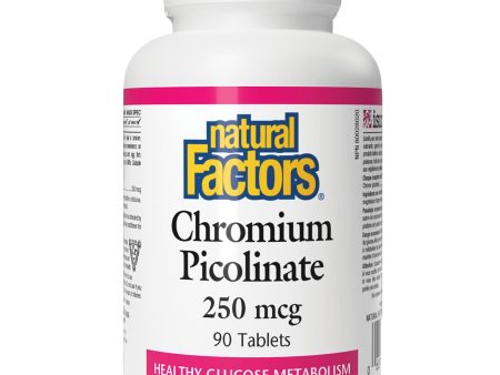 Natural Factors Chromium Picolinate 250 mcg 90s Hot on Sale