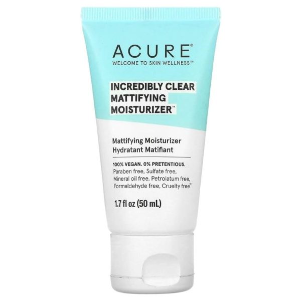 Acure Incredibly Clear Mattifying Moisturizer 50ml For Sale