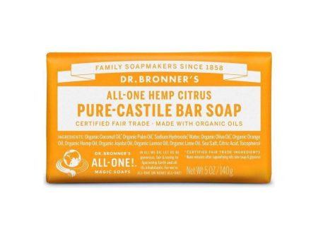 Dr Bronner s Bar Soap Citrus 140g Online