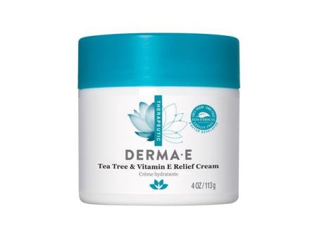 Derma E Tea Tree & Vitamin E Relief Cream 113g Online now