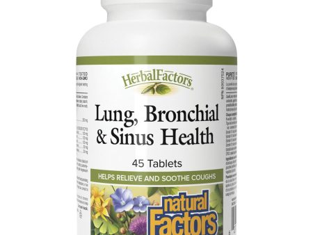 Natural Factors Lung, Bronchial & Sinus Health 45s Fashion