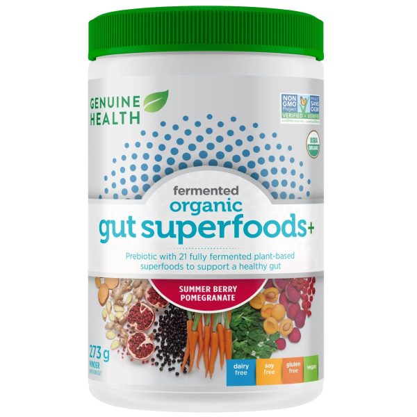 Genuine Health Fermented Organic Gut Superfoods - Summer Berry 273g on Sale