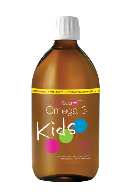 NutraSea Kids Omega 3 520mg Bubblegum Flavour 500 ml Hot on Sale