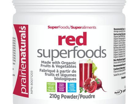 Prairie Naturals Organic Red Superfoods Powder 210g Online now