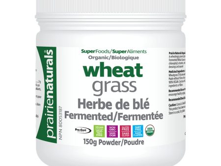 Prairie Naturals Organic Fermented Wheat Grass 150g Discount