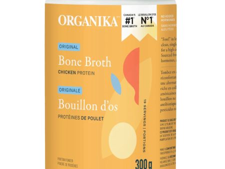 Organika Chicken Bone Broth Protein Powder - Original 300g Online