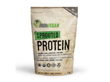 Iron Vegan Sprouted Protein Vanilla 1kg Online Hot Sale