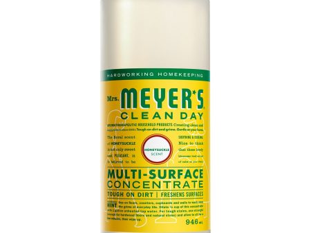 Mrs Meyer s Multi-Surface Concentrate Honeysuckle 946ml For Cheap