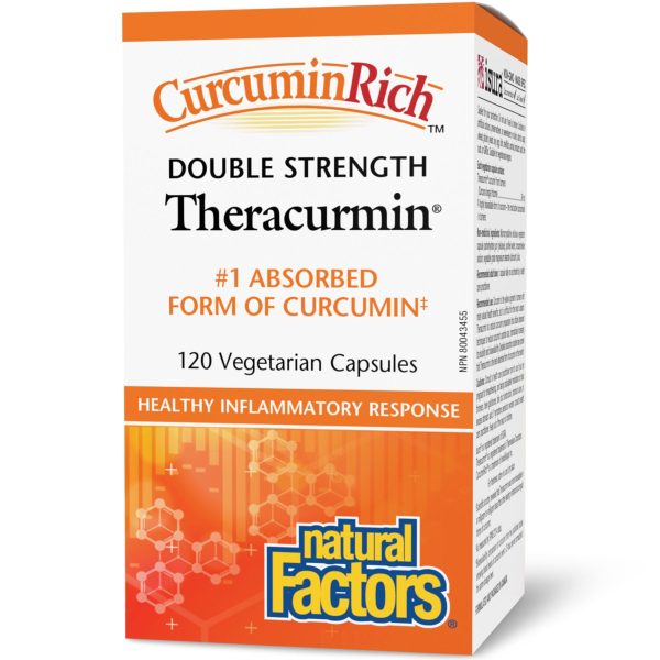 Natural Factors CurcuminRich Double Strength Theracurmin 120s Cheap