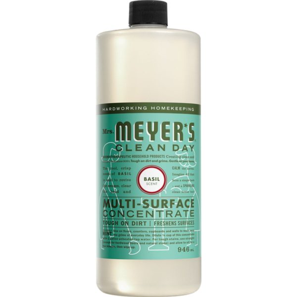 Mrs Meyer s Multi-Surface Concentrate Basil 946ml Hot on Sale