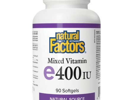 Natural Factors Mixed Vitamin E 400 IU 90s Fashion