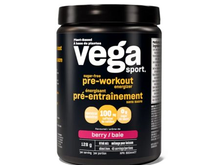 Vega Sport® Sugar-Free Pre-Workout Energizer Acai Berry 128g For Cheap