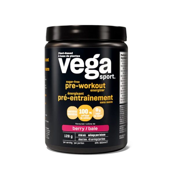 Vega Sport® Sugar-Free Pre-Workout Energizer Acai Berry 128g For Cheap