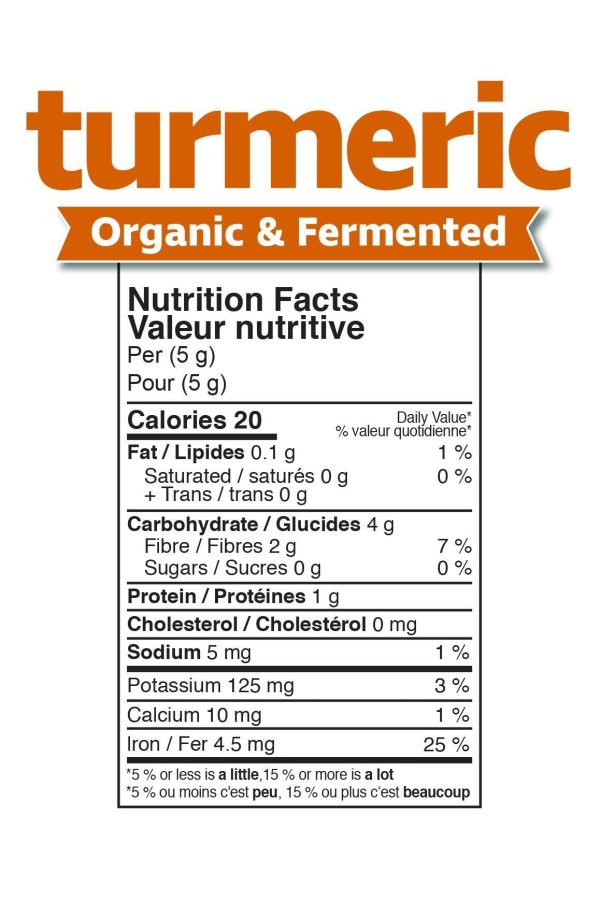 Prairie Naturals Organic Fermented Turmeric Powder 150g Discount