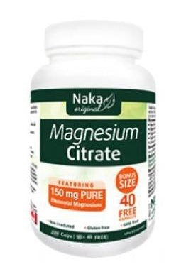 Naka Magnesium Citrate 150mg 220s Bonus Size (180 + 40 Free) Online Sale