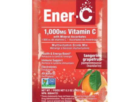 Ener-C Tangerine Grapefruit Multivitamin Drink Mix - 1,000mg Vitamin C (Single Sachet) Discount