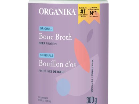 Organika Beef Bone Broth Protein Powder - Original 300g Hot on Sale