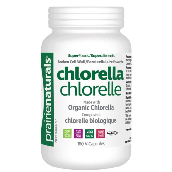 Prairie Naturals Organic Chlorella (capsules) 180s Supply