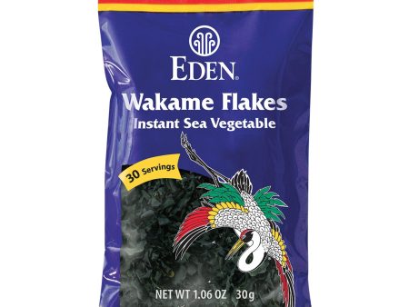 Eden Instant Wakame Flakes, Sea Vegetable 30g Fashion