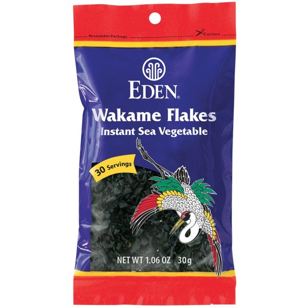 Eden Instant Wakame Flakes, Sea Vegetable 30g Fashion