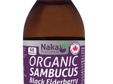 Naka Platinum Organic Sambucus Black Elderberry 300ml Fashion