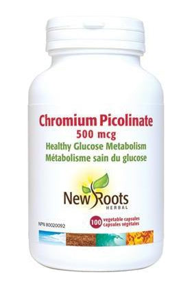 New Roots Chromium Picolinate 500 mcg 100s For Discount