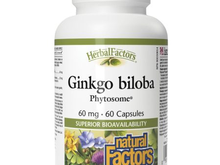 Natural Factors Ginkgo biloba Phytosome 60s on Sale