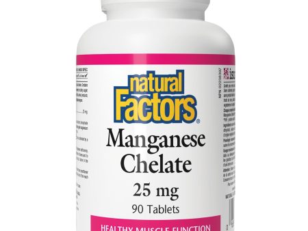 Natural Factors Manganese Chelate 90s Online now