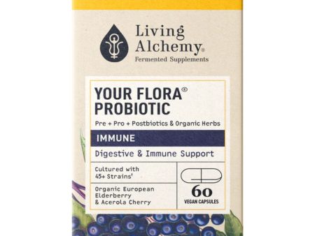 Living Alchemy Your Flora Probiotic Immune 60s Sale