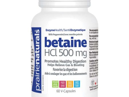 Prairie Naturals Betaine HCL 500mg 60s Online Sale