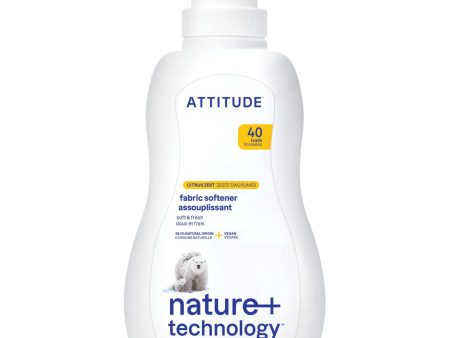 Attitude Nature+ Fabric Softener Citrus Zest 1L Supply