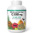 Natural Factors C 500 mg 100% Natural Fruit Chew, Jungle Juice Flavour 90s Cheap