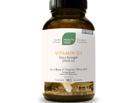 Health First Vitamin D3 Extra Strength 2500IU 180s Online