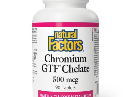 Natural Factors Chromium GTF Chelate 500 mcg 90s For Sale