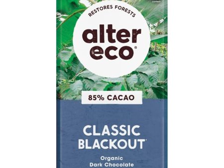 Alter Eco Organic Dark Chocolate Bar Classic Blackout 80g For Cheap