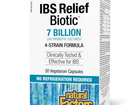 Natural Factors IBS Relief Biotic 30s For Discount