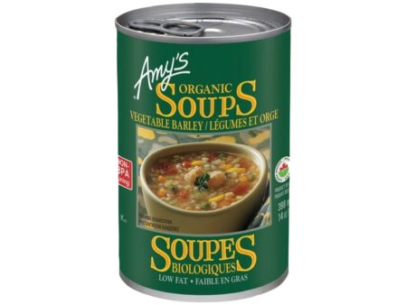 Amy s Vegetable Barley Organic Soup 398ml Discount