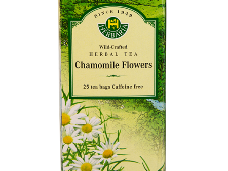 Herbaria Chamomile Flowers Tea 25s Online now