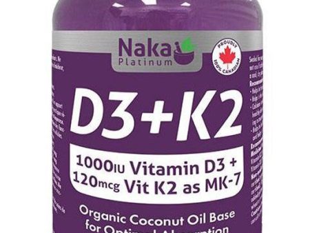 Naka Platinum Vitamin D3+K2 300s For Discount