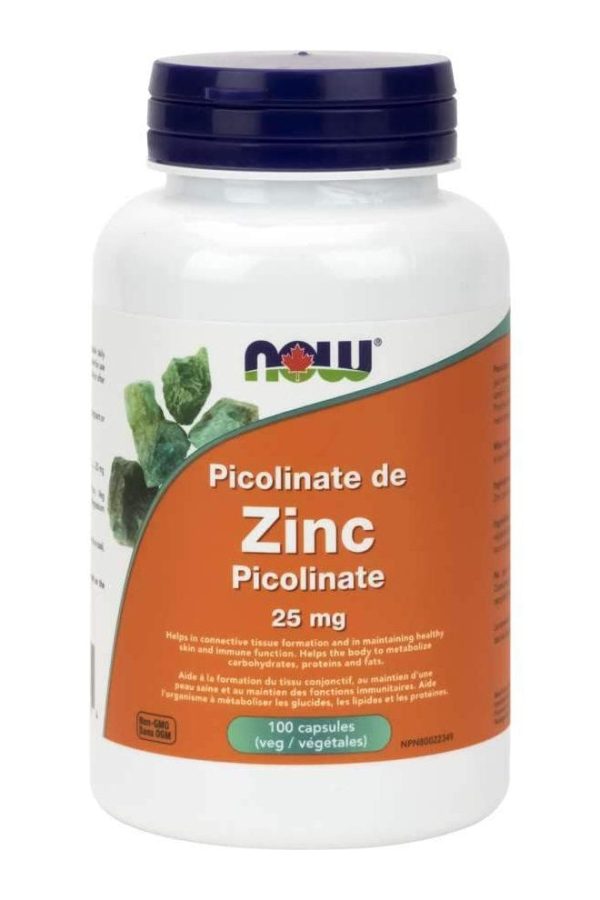 NOW Zinc Picolinate 25mg 100s Cheap