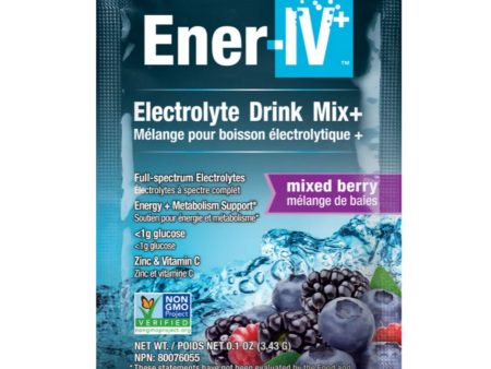 Ener-IV+ Electrolyte Drink Mix Mixed Berry 1ct (single) Online Sale