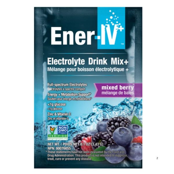 Ener-IV+ Electrolyte Drink Mix Mixed Berry 1ct (single) Online Sale