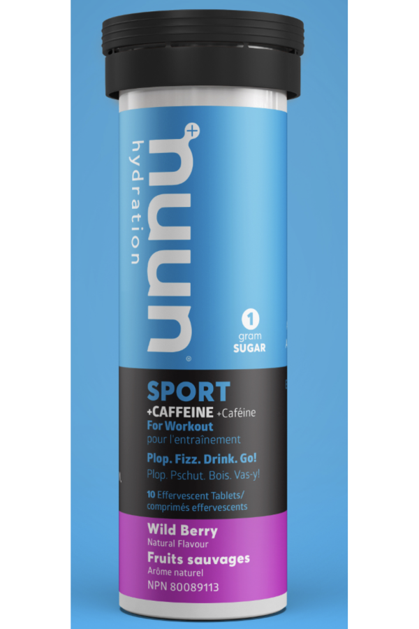 Nuun Sport Hydration + Caffeine - Wild Berry 10s Online now