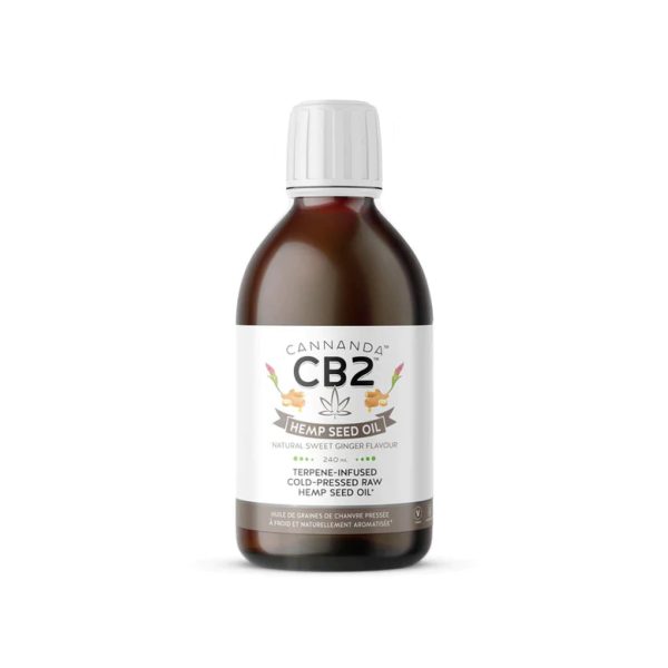 Cannanda CB2 Sweet Ginger Flavoured Hemp Seed Oil 240ml Cheap