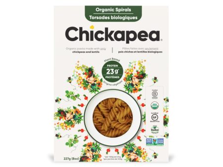 Chickapea Organic Pasta Spirals 227g For Cheap