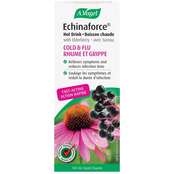 A.Vogel EchinaForce Hot Drink with Elderberry 100ml For Cheap