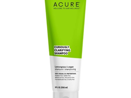 Acure Clarifying Shampoo Lemongrass & Argan 236ml Hot on Sale