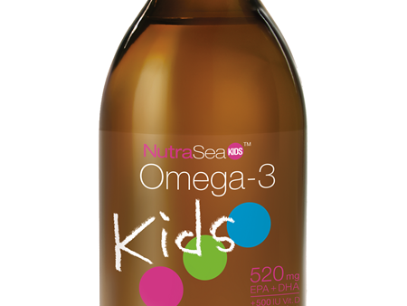 NutraSea Kids Omega 3 520mg Bubblegum Flavour 200ml Hot on Sale