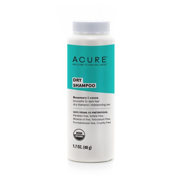 Acure Dry Shampoo - Brunette to Dark Hair 48g Online